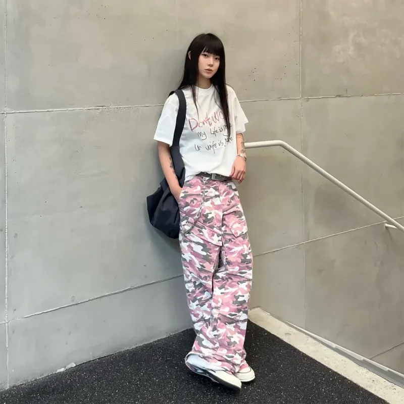 WHELVE Jeans Unisex Pink-3