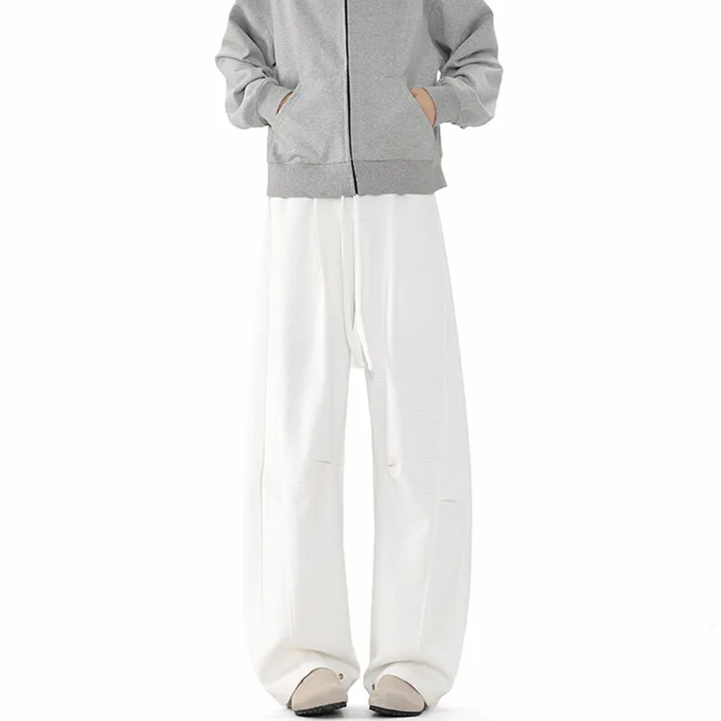 WHELVE Casual Pants Unisex White-2
