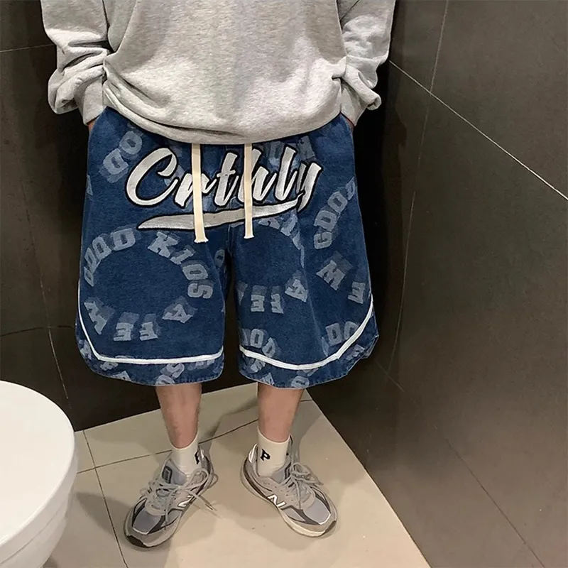 WHELVE Denim Shorts Unisex-4