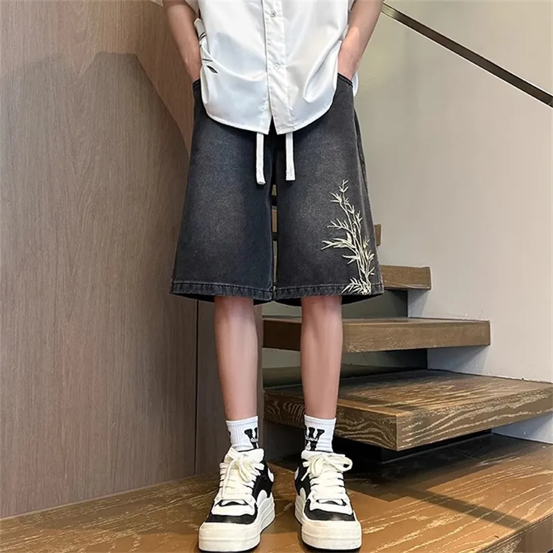 WHELVE Denim Shorts Unisex-8