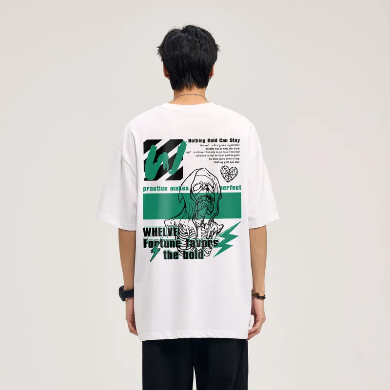 WHELVE Short Sleeved T Shirts Unisex-5