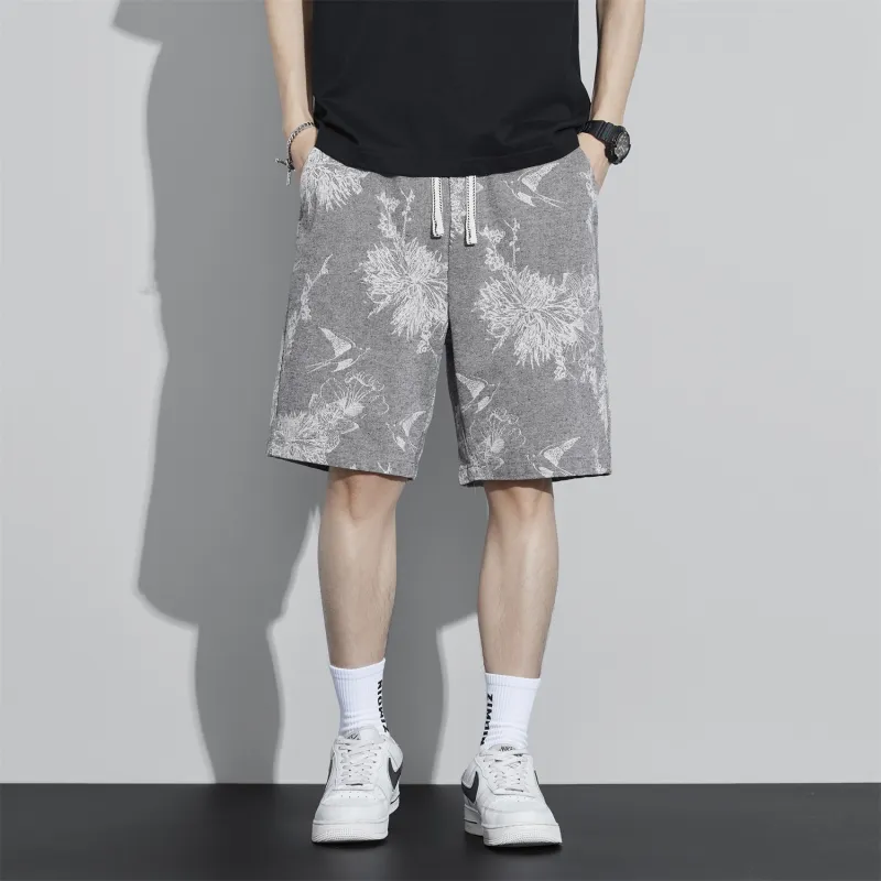 WHELVE Denim Shorts Unisex Gray-0