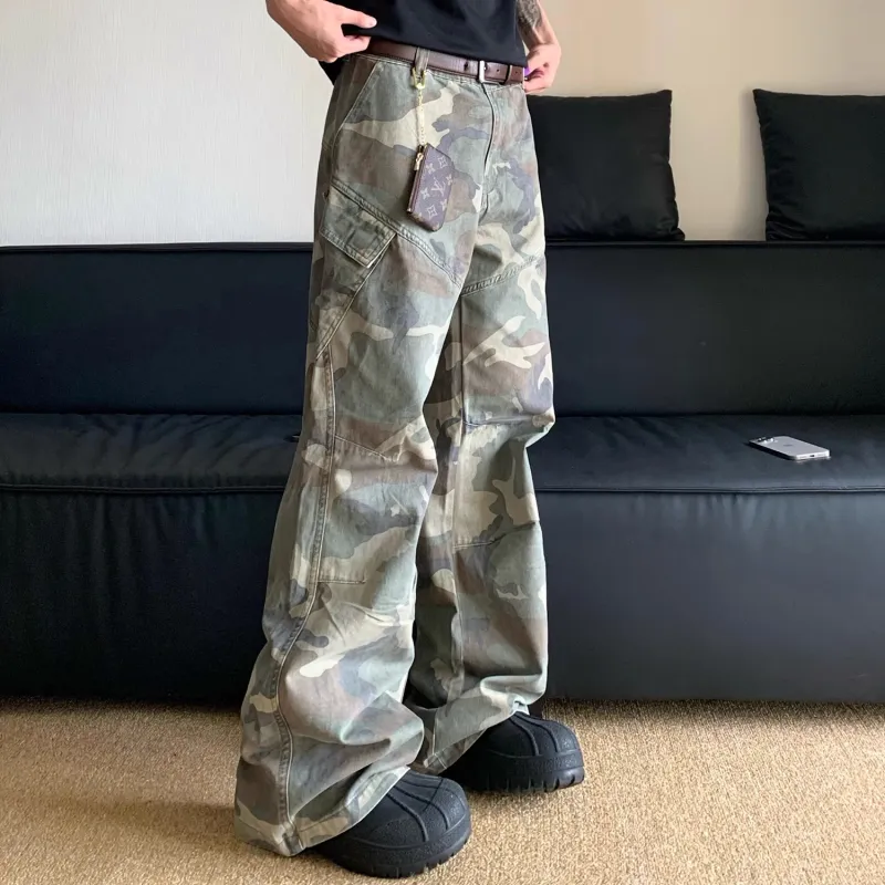 WHELVE Jeans Unisex Camouflage-3