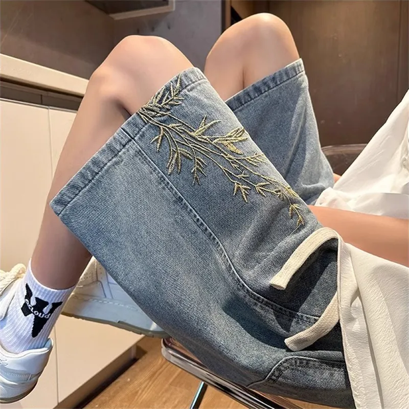 WHELVE Denim Shorts Unisex-1