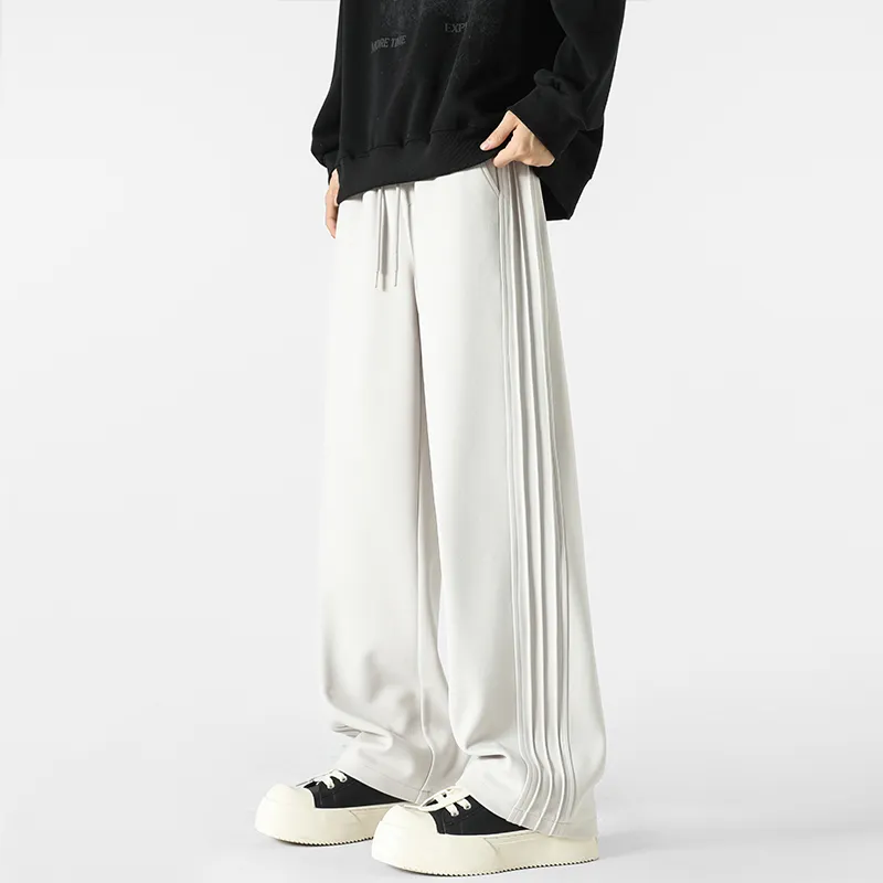 WHELVE Casual Pants Unisex Ecru-4