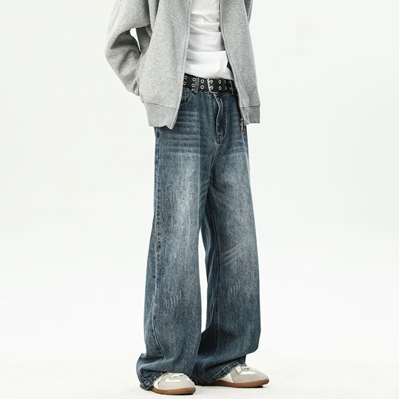WHELVE Jeans Unisex Vintage Blue-4