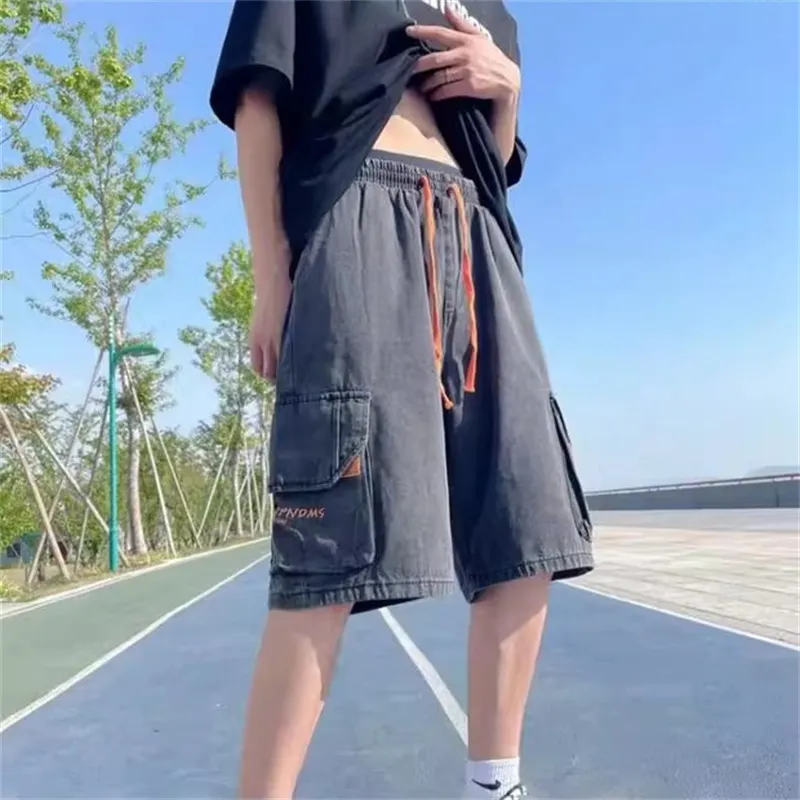 WHELVE Denim Shorts Unisex-5