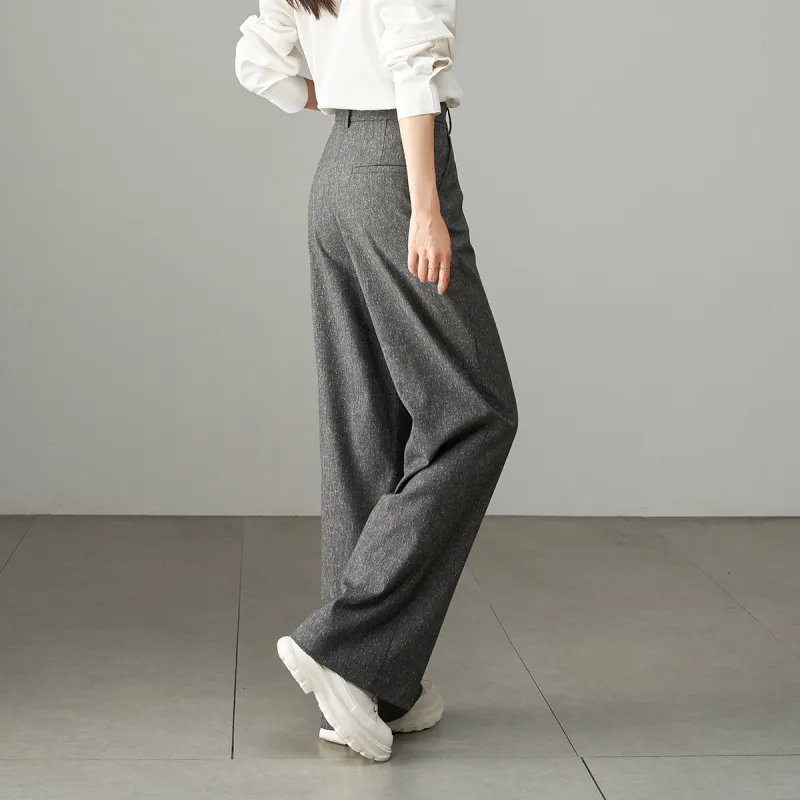 YALIDA Casual Pants Women's Meteorite Gray-5