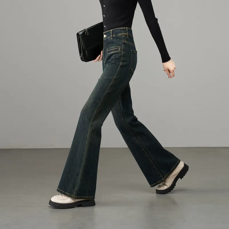 YALIDA Jeans Women's Blue-2