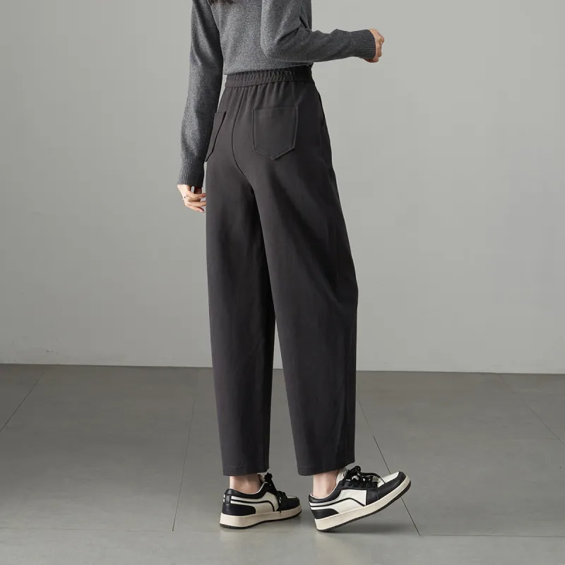 YALIDA Casual Pants Women's Tin Gray-5