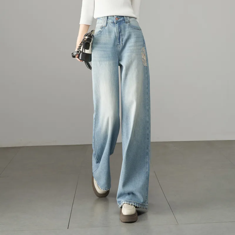 YALIDA Jeans Women's Blue B0-3