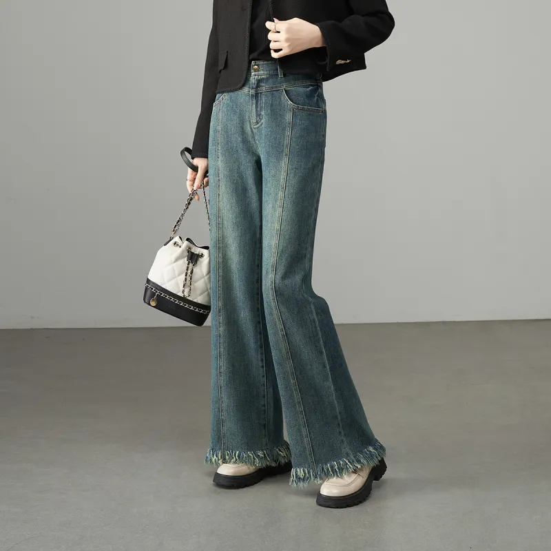 YALIDA Jeans Women's Blue B0-3