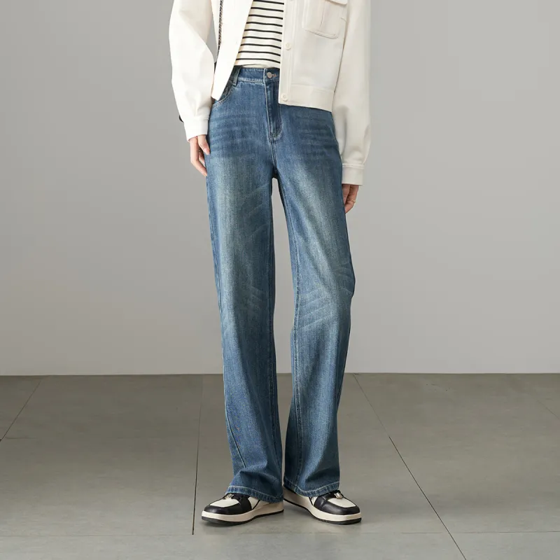 YALIDA Jeans Women's Blue-2