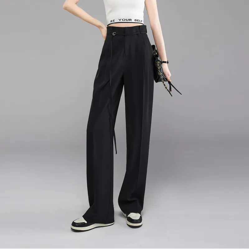 YALIDA Casual Pants Women's Black-3