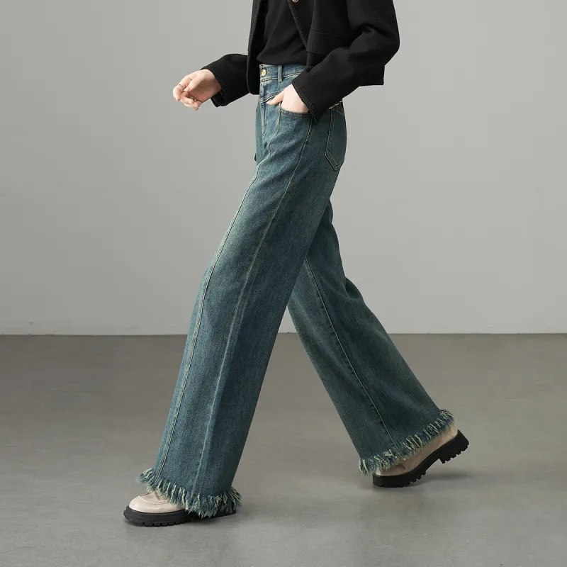 YALIDA Jeans Women's Blue B0-4