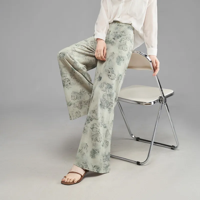 YALIDA Casual Pants Women's Green-2