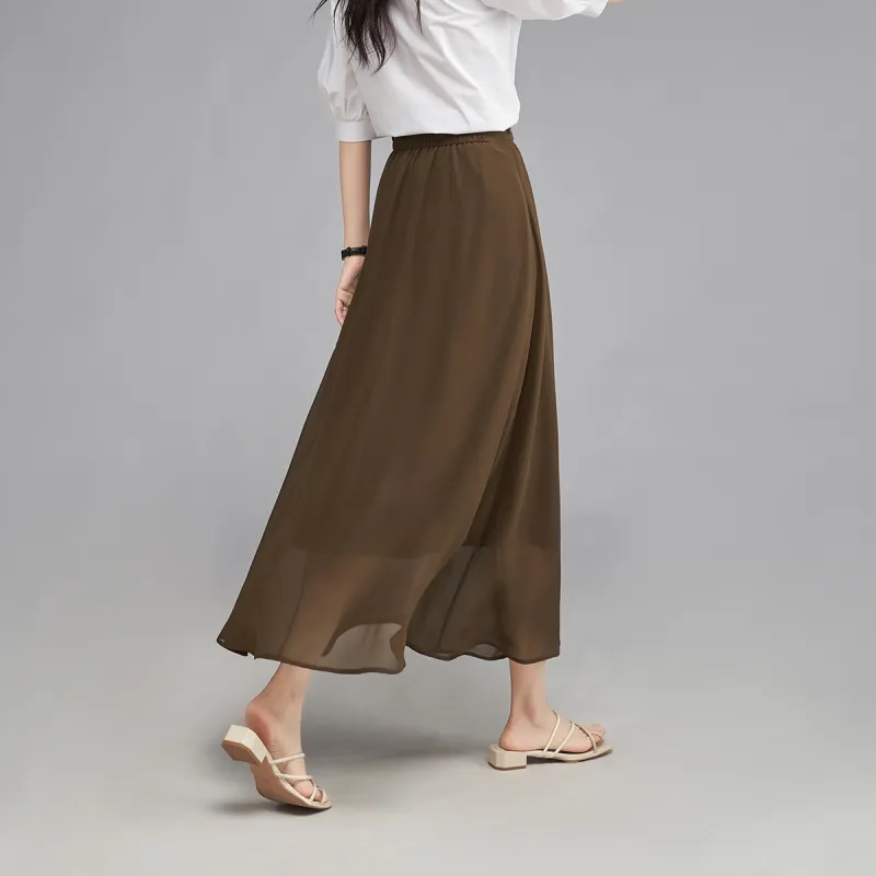 YALIDA Casual Long Skirts Women's-10