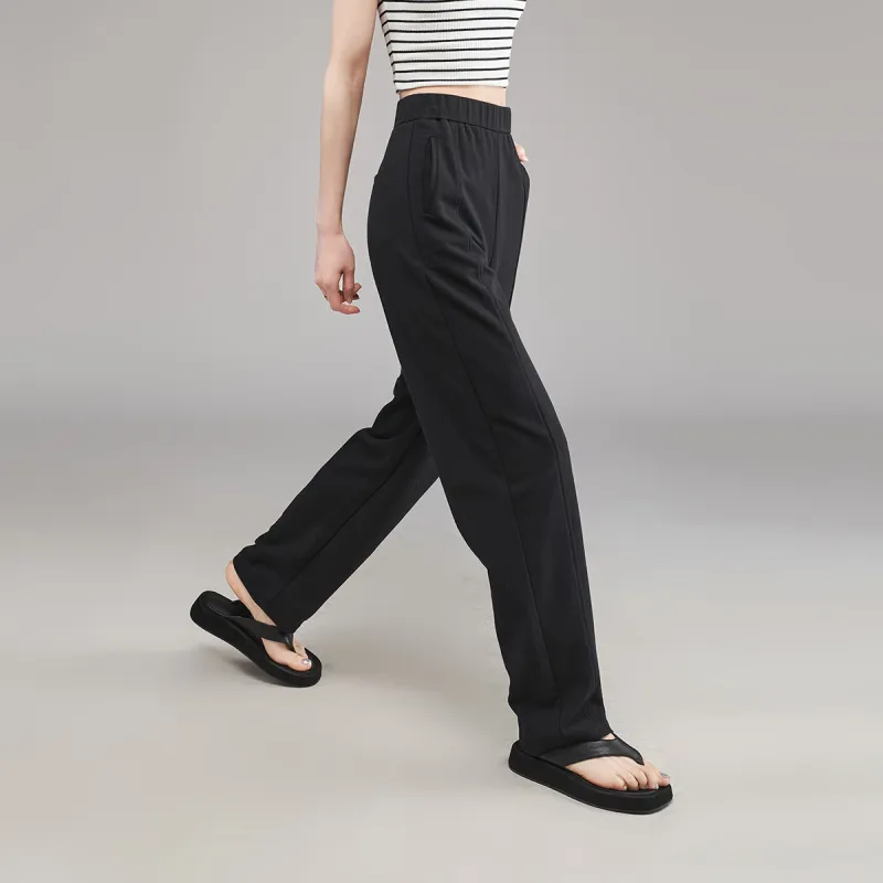 YALIDA Casual Pants Women's Black-3