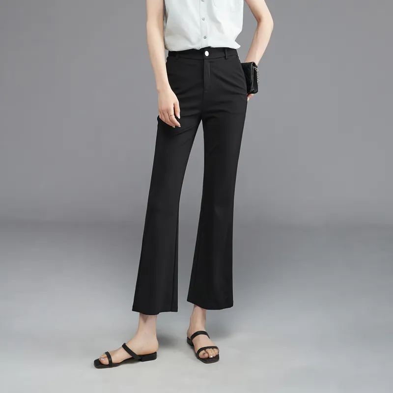 YALIDA 2024 Casual Pants Women's Black-3