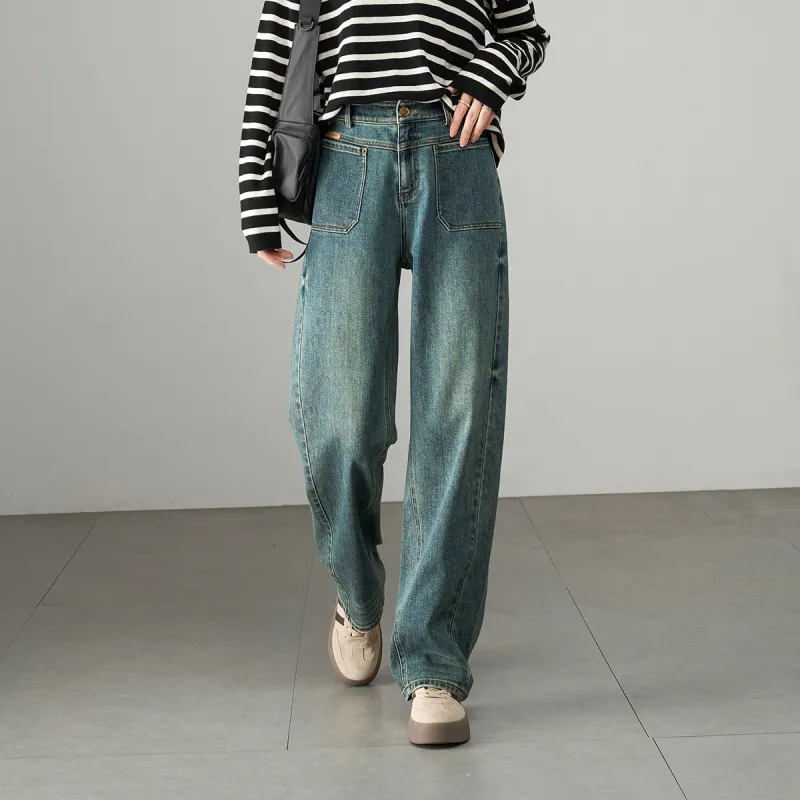 YALIDA Jeans Women's Blue B0-3