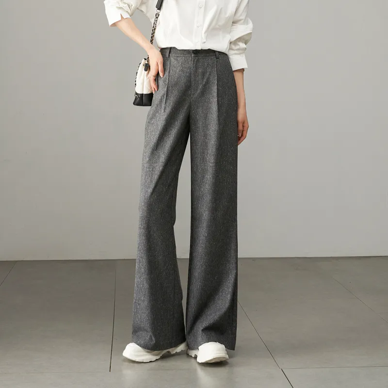 YALIDA Casual Pants Women's Meteorite Gray-2