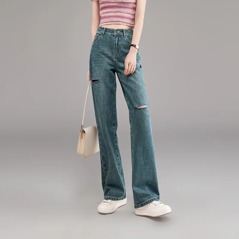 YALIDA Jeans Women's Blue-3