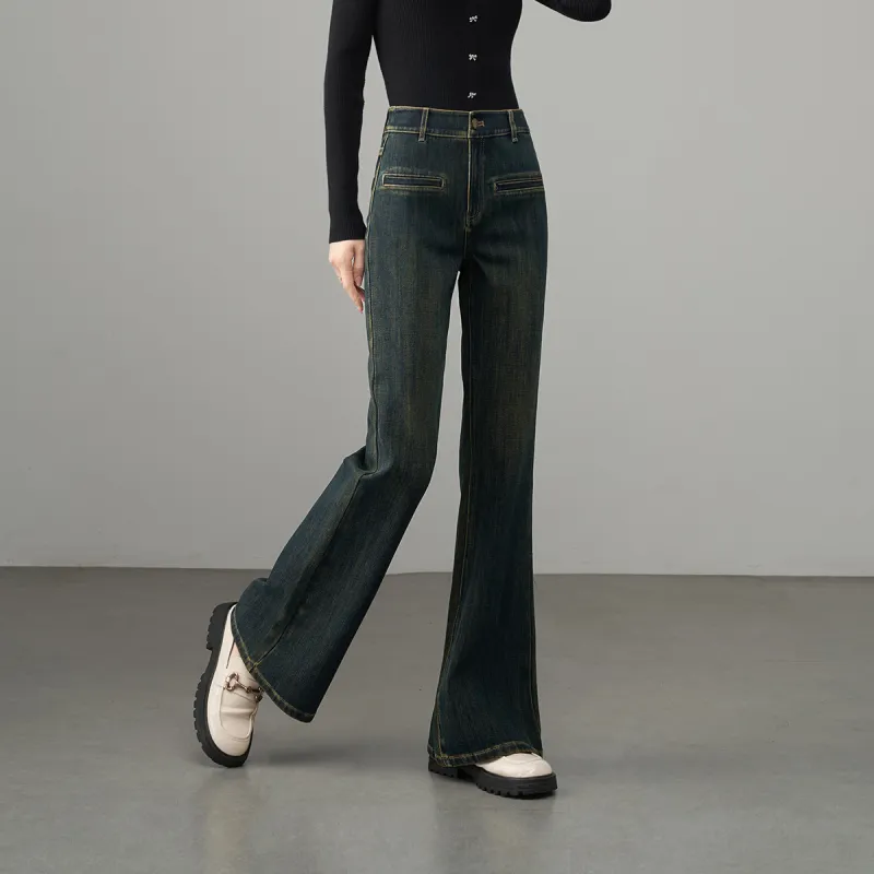 YALIDA Jeans Women's Blue-5