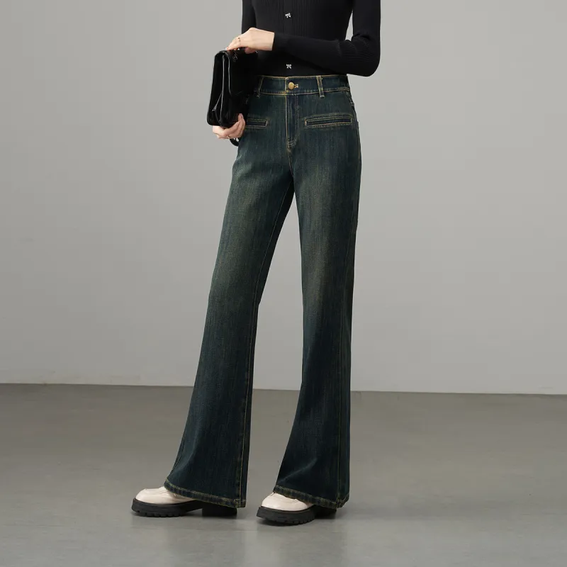 YALIDA Jeans Women's Blue-4
