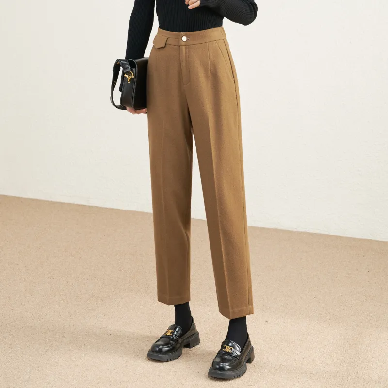 YALIDA Casual Pants Women's Camel-3