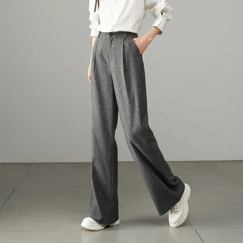 YALIDA Casual Pants Women's Meteorite Gray-3