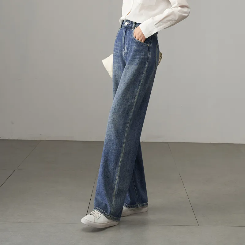 YALIDA Jeans Women's Blue-3
