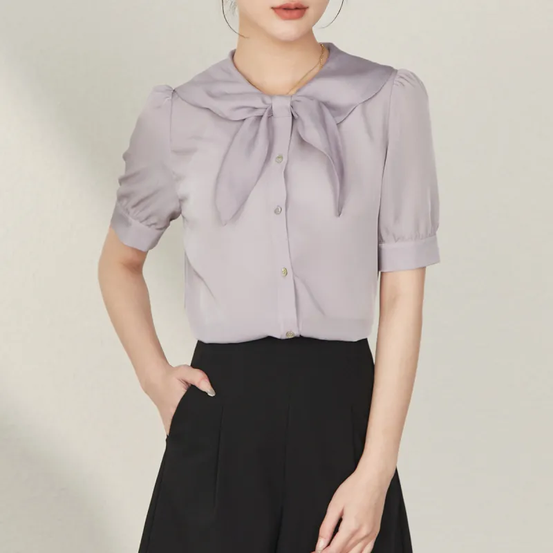 YALIDA Chiffon Shirts Women's-2