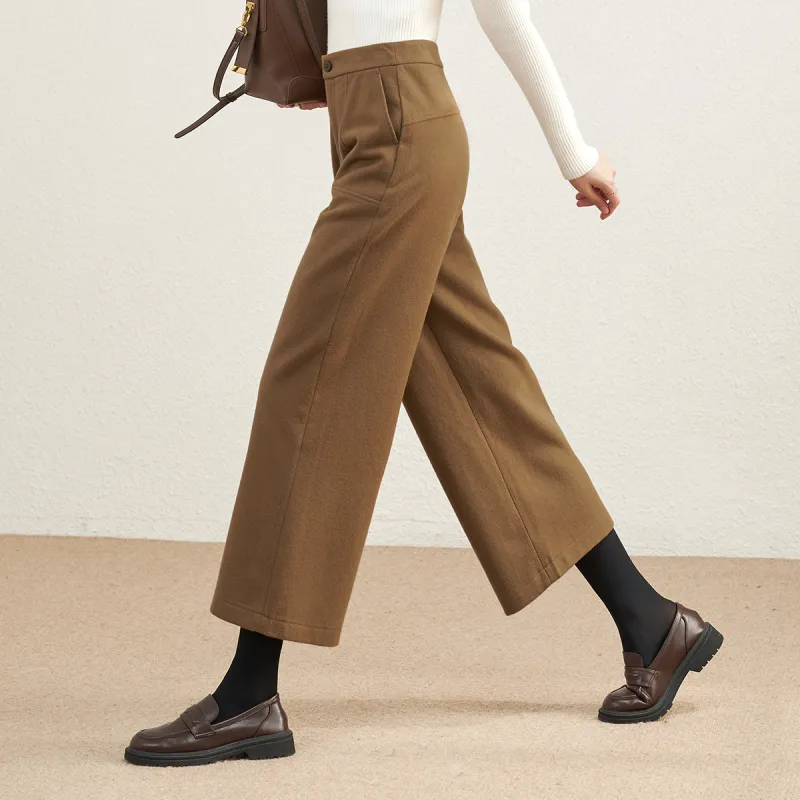 YALIDA Casual Pants Women's Camel-3