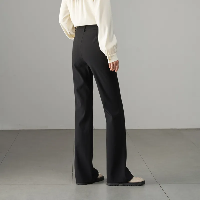 YALIDA Casual Pants Women's Black-5