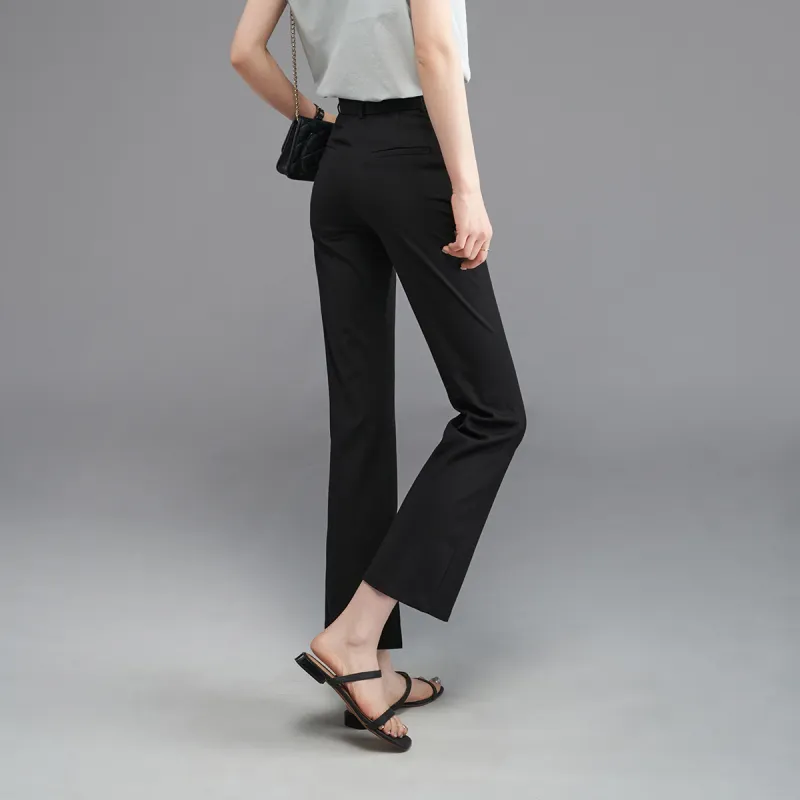 YALIDA 2024 Casual Pants Women's Black-5
