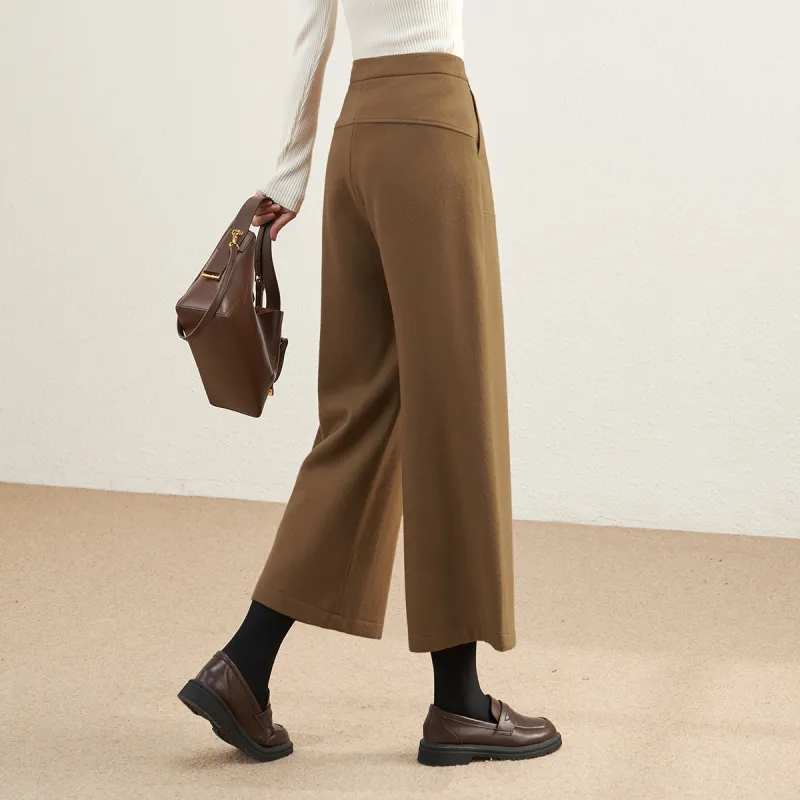 YALIDA Casual Pants Women's Camel-5