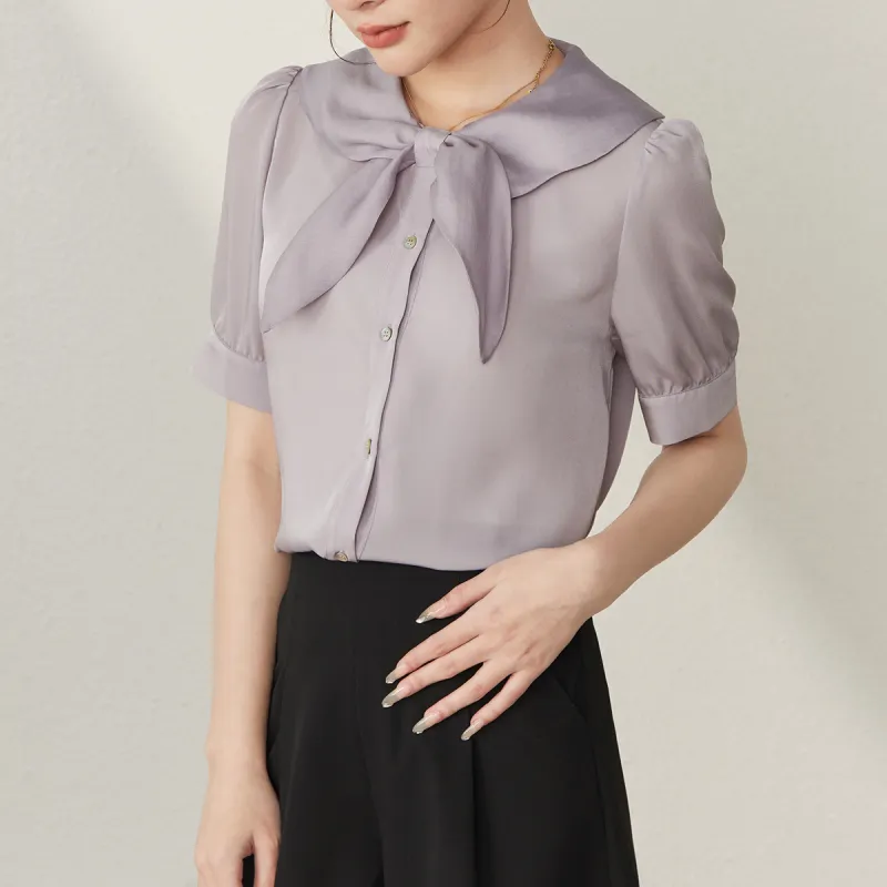 YALIDA Chiffon Shirts Women's-5