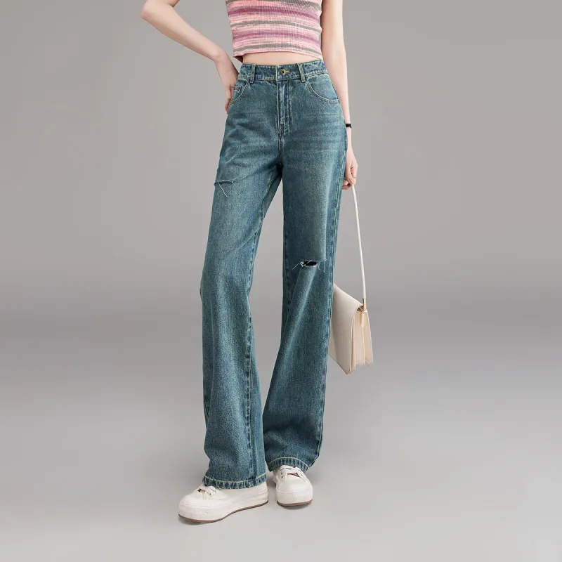 YALIDA Jeans Women's Blue-2