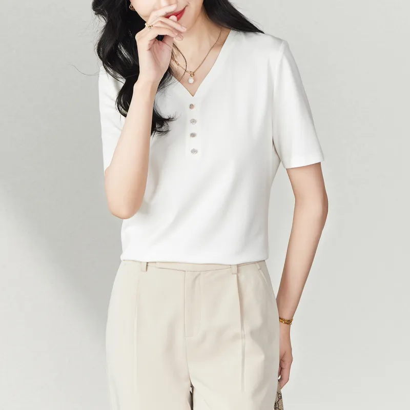YALIDA T Shirts Women's-22