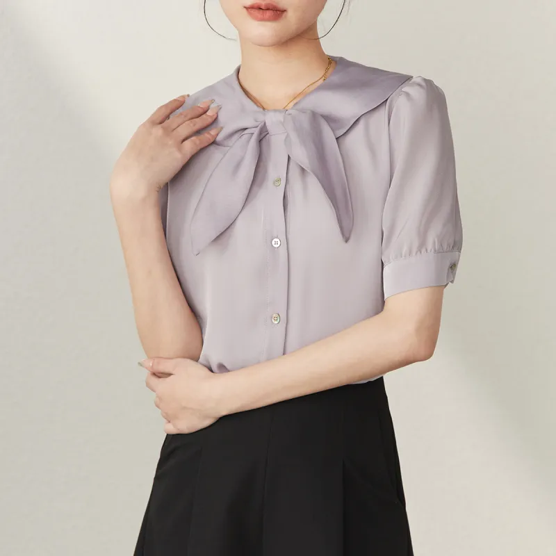 YALIDA Chiffon Shirts Women's-3
