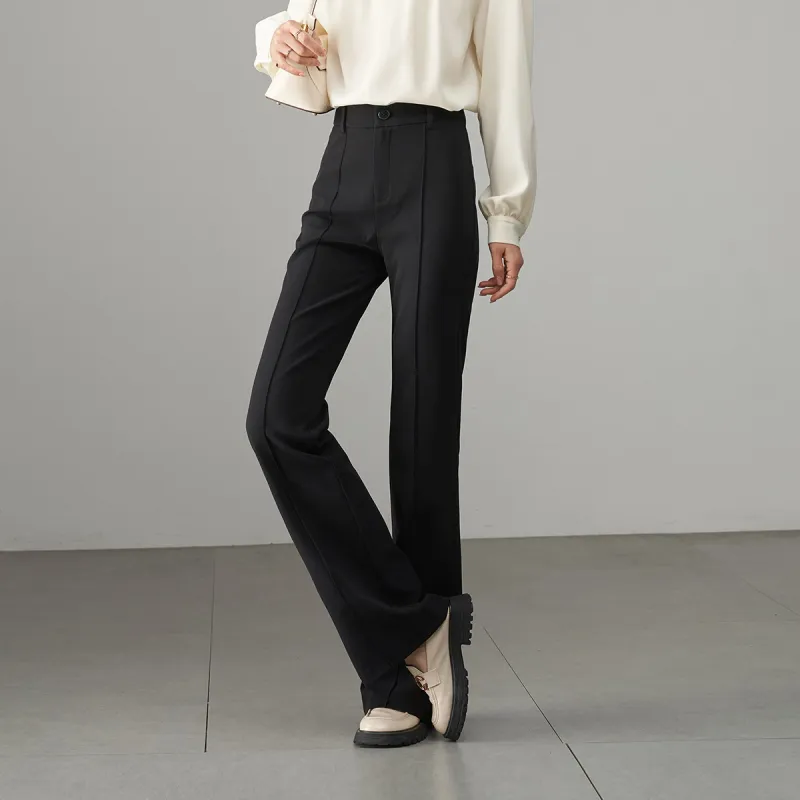 YALIDA Casual Pants Women's Black-4