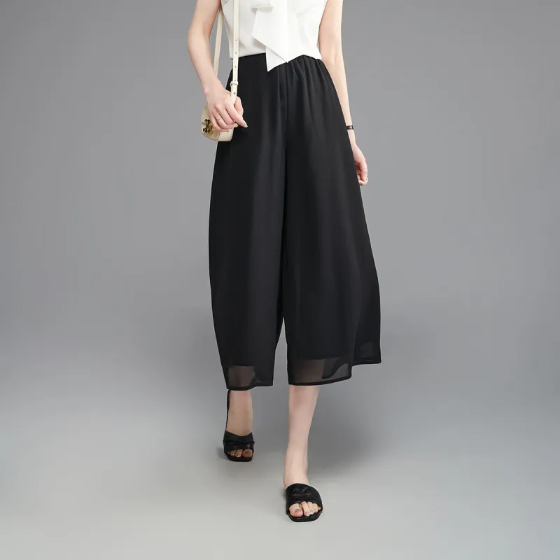 YALIDA Casual Pants Women's Black A0-3