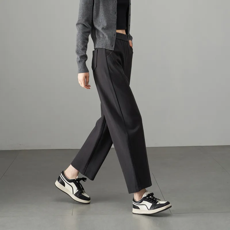 YALIDA Casual Pants Women's Tin Gray-3