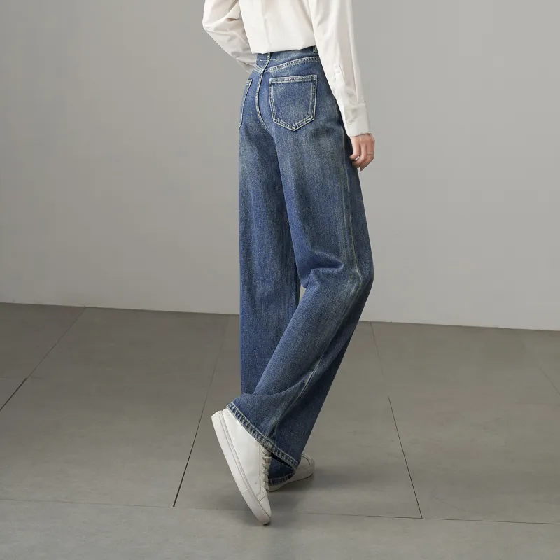 YALIDA Jeans Women's Blue-5