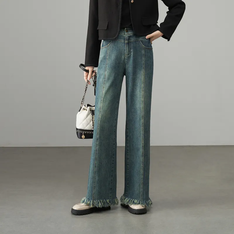 YALIDA Jeans Women's Blue B0-2