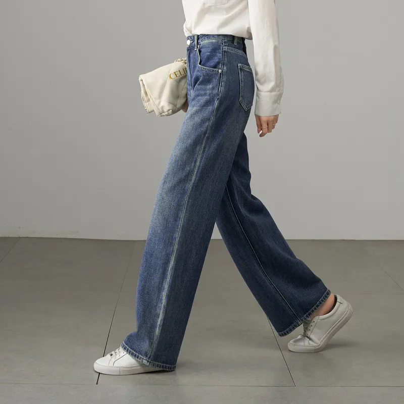YALIDA Jeans Women's Blue-4