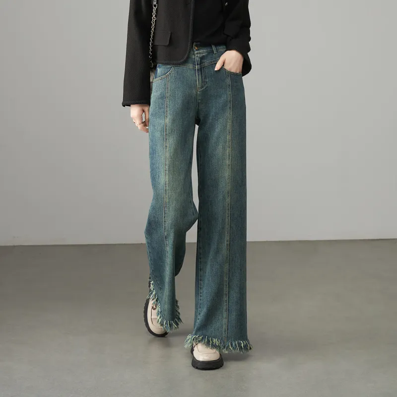YALIDA Jeans Women's Blue B0-5