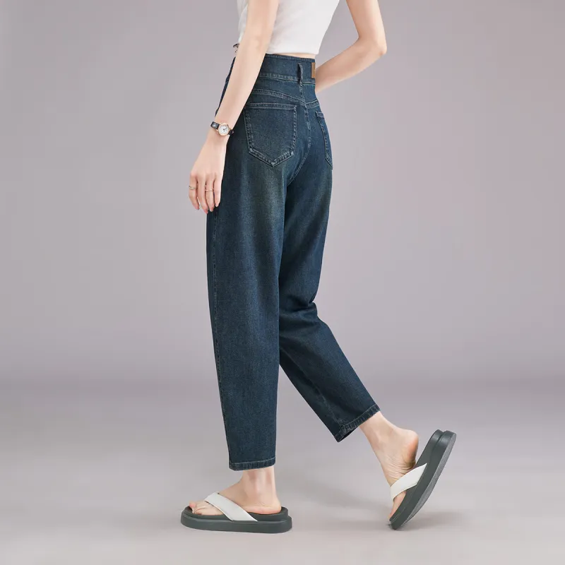 YALIDA Jeans Women's Gray Blue-5