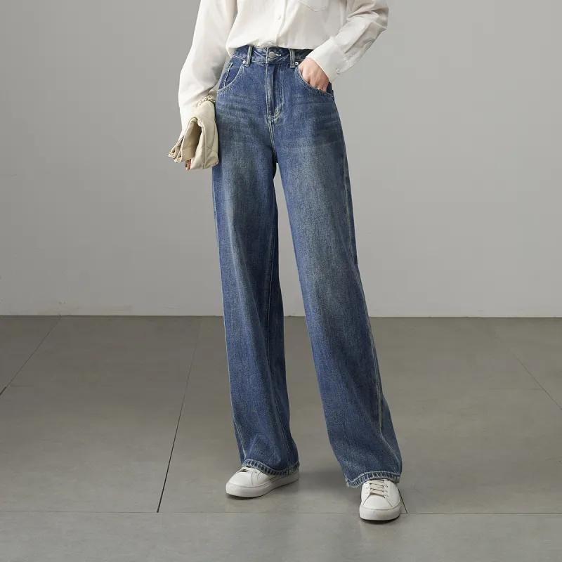 YALIDA Jeans Women's Blue-2