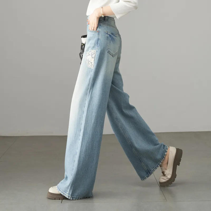 YALIDA Jeans Women's Blue B0-4